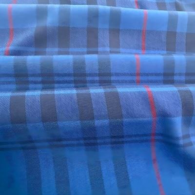 Xov Paj Dyed Paj Rwb Rayon Shirt Npuag